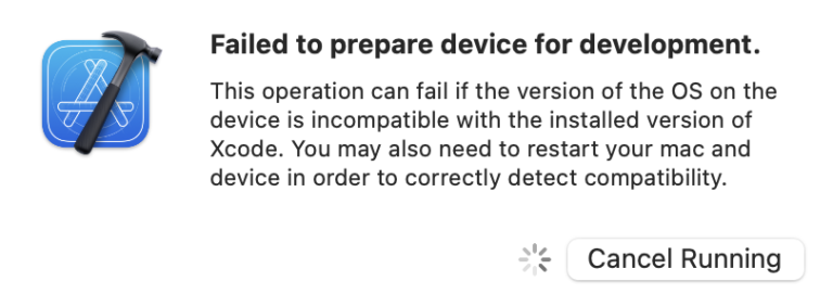 【Xcode】「Failed to prepare device for development」のエラーが発生して iPhone 実機ビルド ...